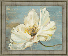 Frosted Petal Breeze - 28" x 34" Framed Wall Art