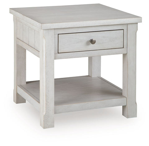 Robbinsdale - Square End Table - Antique White
