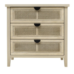 3 Drawer Cabinet, Suitable For Bedroom - Natural
