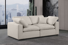 Comfy - Linen Modular Sofa 2 Seats