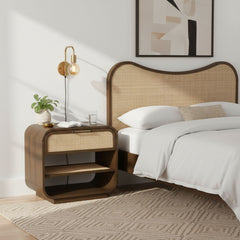 Windsor - Solid Wood Nightstand - Brown