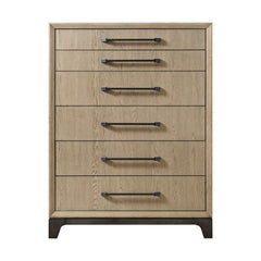 6 Drawer Chest With Smooth Glides - Brown
