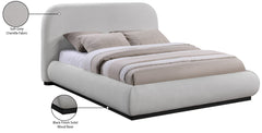 Vaughn - Chenille Bed With Black Base