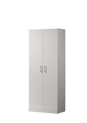 Alara - Height Simplistic Modern Double Door Storage Cabinet - White