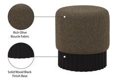 Veranda - Ottoman / Stool With Black Base