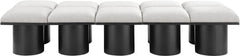 Pavilion - 10 Piece Modular Bench With Black Base