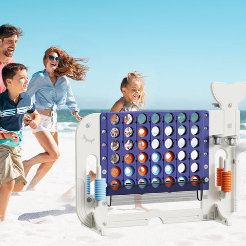 4 To Score Giant Game Set With Mesh Bag & Jumbo Connect 4