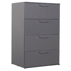 Bliss - Glossy 4 Drawer Jumbo Chest With Extra Deep Storage