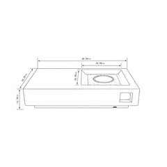 Propane Gas Fire Pit Table, 50000 Btu Rectangular Concrete Fire Pit For Outside Patio Deck Garden Backyard - Light Gray