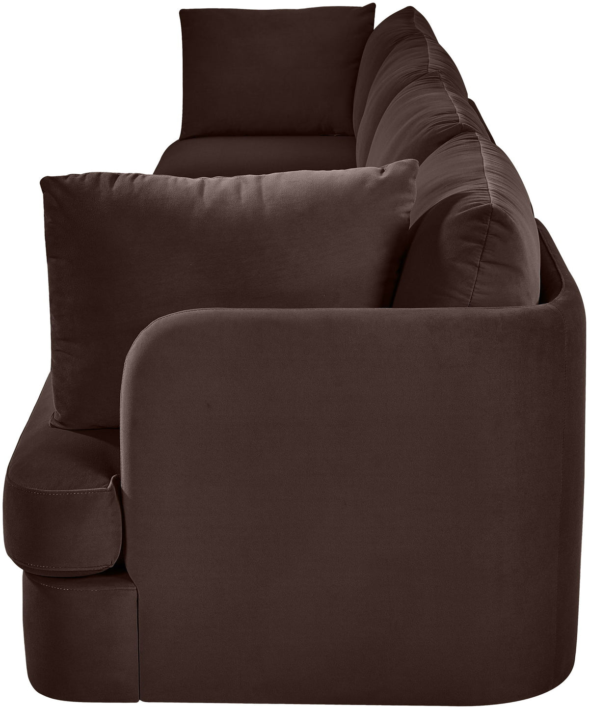Hammond - Velvet Performance Fabric Upholstered 4 Piece Sofa