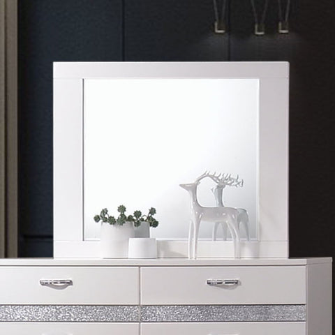 Naima II - Mirror - White High Gloss