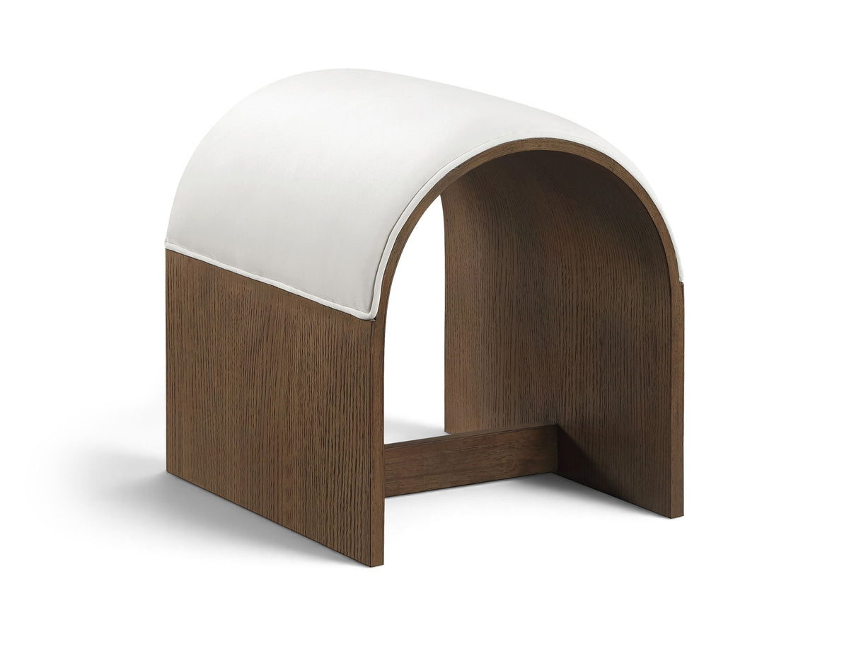 Sable - Velvet Performance Fabric Upholstered Bench