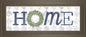 18x42 Home With Eucalyptus Wreath I By Marla Rae - Light Blue