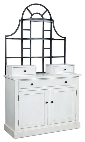 Greddinton - White - Baker's Rack
