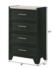 Lamar - Chest - Black