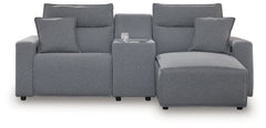 ModMax II - Salt And Pepper - Reclining Sectional