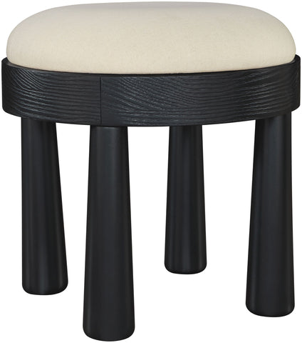 Larea - Upholstered Ottoman - Cream