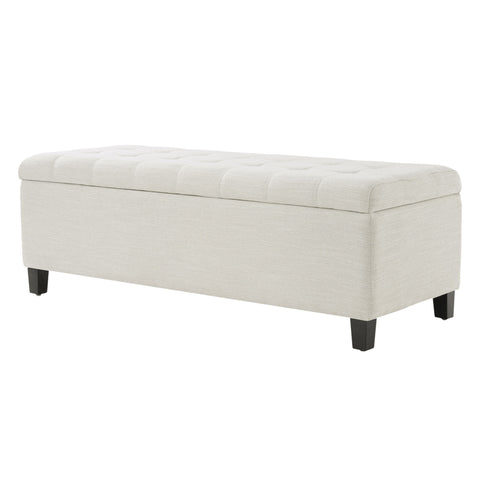 Upholstered Storage Ottoman Bench