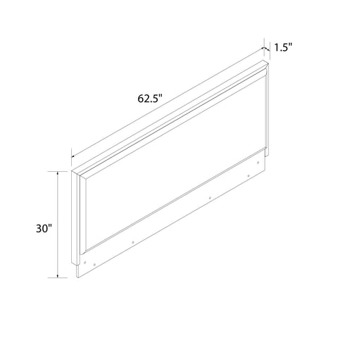 Minimalist Upholstered Headboard