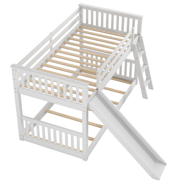 Bunk Bed & Convertible Slide And Ladder