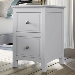 Modern Nightstand, Bed Side Table With 2 Drawers For Bedroom