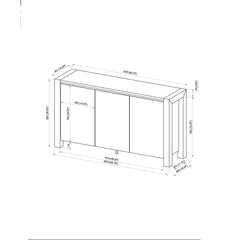 Vanilla - Buffet - Beige / Light Natural