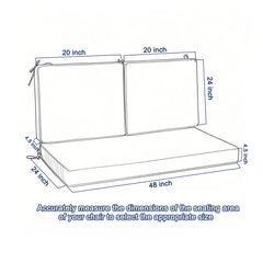 Deep Seat Waterproof Replacement Patio Chair Cushions For Patio Furniture