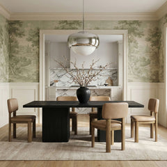 Paloma - Vegan Leather Upholstered Dining Chair (Set of 2) - Brown Frame