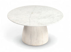 Liona - Marble And Mango Wood Table