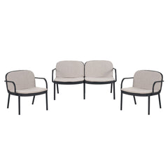 Luna - Outdoor Patio 3 Pieces Chat Set