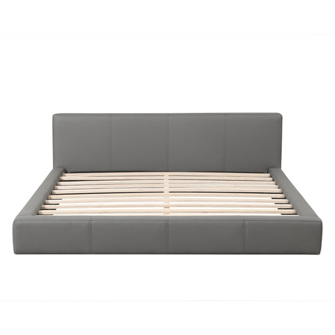 Stylish Upholstered Bed With Birch Wood Frame