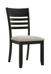 Folio - Side Chair (Set of 2) - Black / Gray
