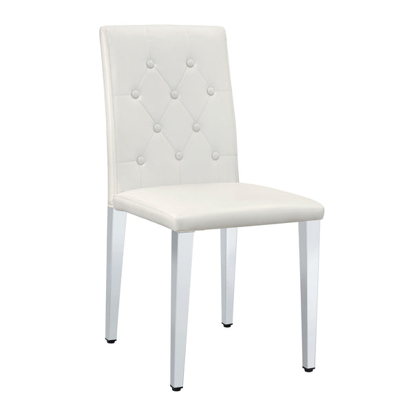 Dining Chairs With Ergonomic Buckle Backrest For Home