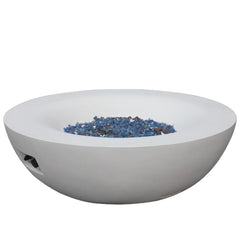 Outdoor Concrete Propane Gas Fire Pit Bowl