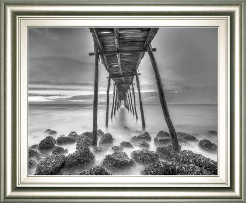 Beneath The Bamboo By Nhiem Hoang The - Framed Print Wall Art - Dark Gray