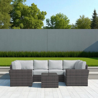 Stylish Wicker Patio Set Table