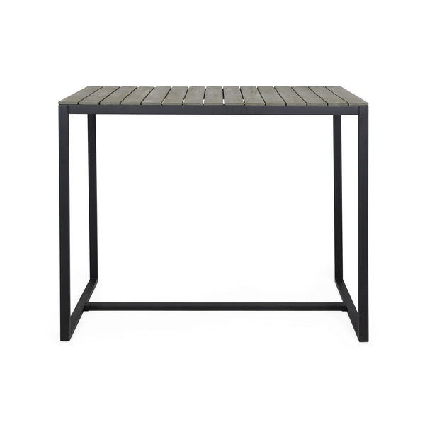 Ernesto - Outdoor Industrial Acacia Wood Bar Table