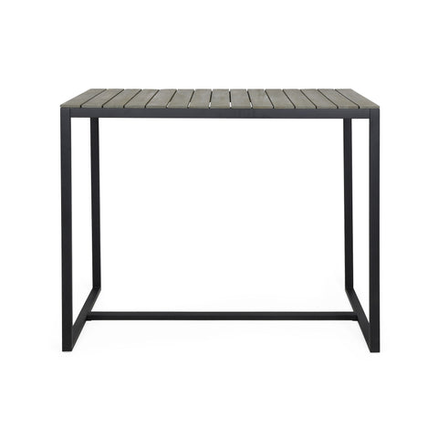 Ernesto - Outdoor Industrial Acacia Wood Bar Table