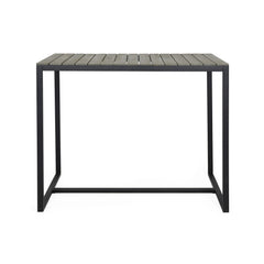 Ernesto - Outdoor Industrial Acacia Wood Bar Table