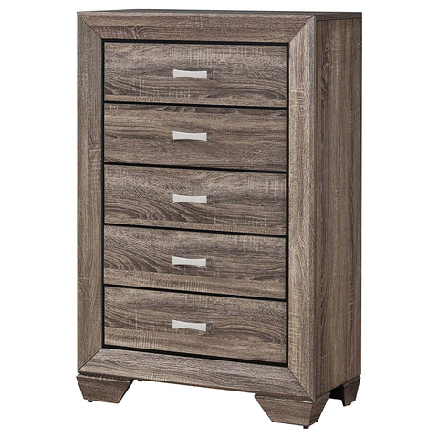 Harrison - 5 Drawer Bedroom Chest - Taupe