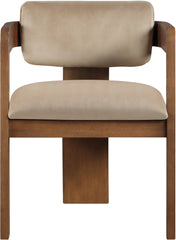 Sacha - Velvet Dining Chair With Brown Base (Set of 2)