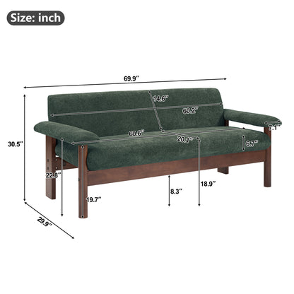 Modern Sofa Couch With Pillow Top Arms