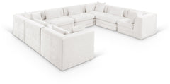 Stellar - 8 Piece Chenille Fabric Upholstered Modular Sectional