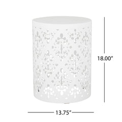 Outdoor Metal Modern Design End Table