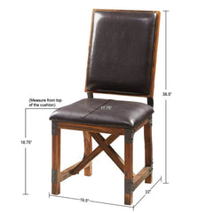 Lancaster - Dining Chair Upholstery - Chocolate