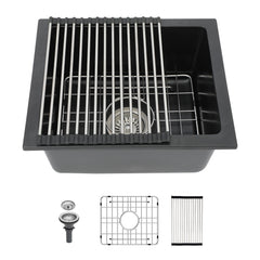 Modern Quartz Kitchen Sink Undermount Granite Composite