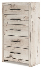 Lawroy - Five Drawer Chest - Light Natural