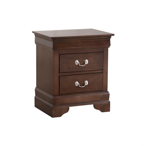 Louis Phillipe - Storage Nightstand - Cappuccino