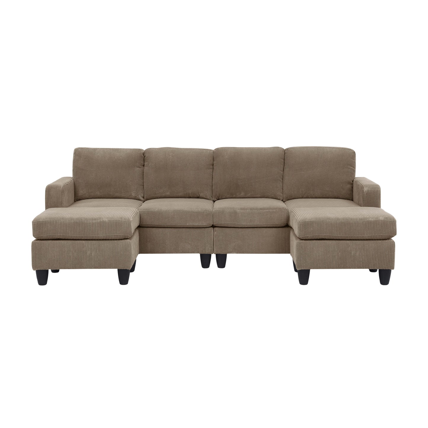 Modular Sectional With 2 Ottomans