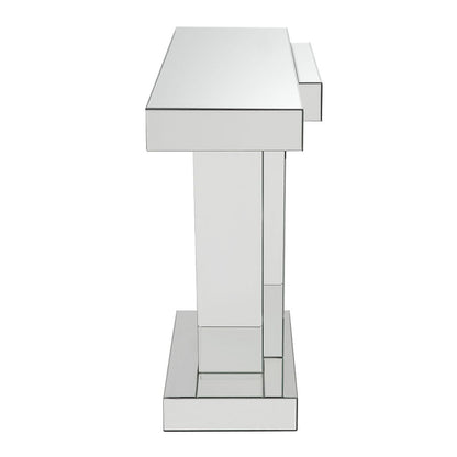 Nysa - 32"H Console Table - Mirrored & Faux Crystals